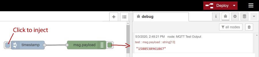 NodeRED Flow Example