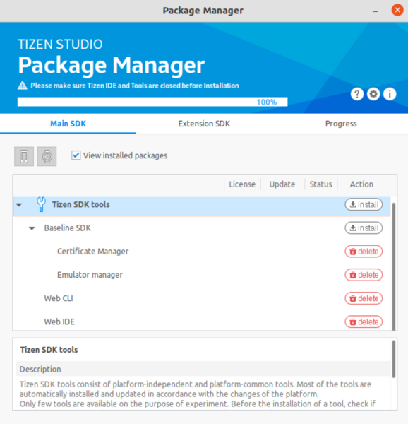 File:Tizen Studio Package Manager - main.png