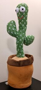 A dancing cactus that sings